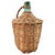 Bottle Green Viresa Green Glass Demijohn Bottle With Wicker Basket 13" For Sale - Image 8 of 11