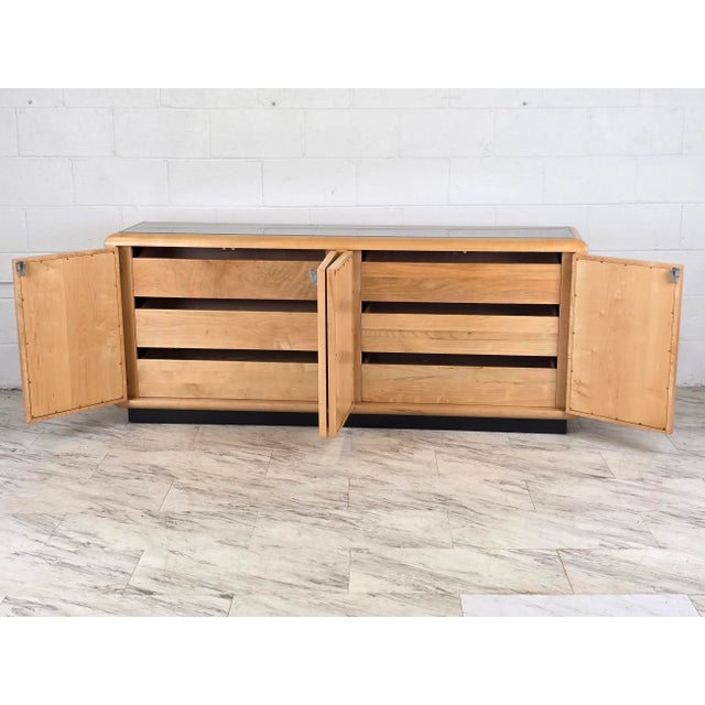 1970s Burlwood & Mirrored Glass Dresser by Romweber For Sale - Image 12 of 18