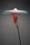 Mid-Century Tripod NX 38 Floor Lamp with Red Cone and Grey Saucer Shade by Louis Kalff for Philips, Netherlands, 1950s For Sale - Image 11 of 14