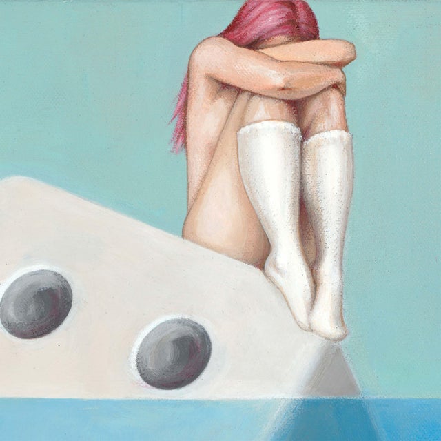 Contemporary "Welling Up" Original by Isabella Ronchetti From the Alice in Wonderland Collection For Sale - Image 3 of 7