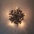A very rare, decorative, and high-quality five-light florentine design ceiling or wall light from the mid-century....