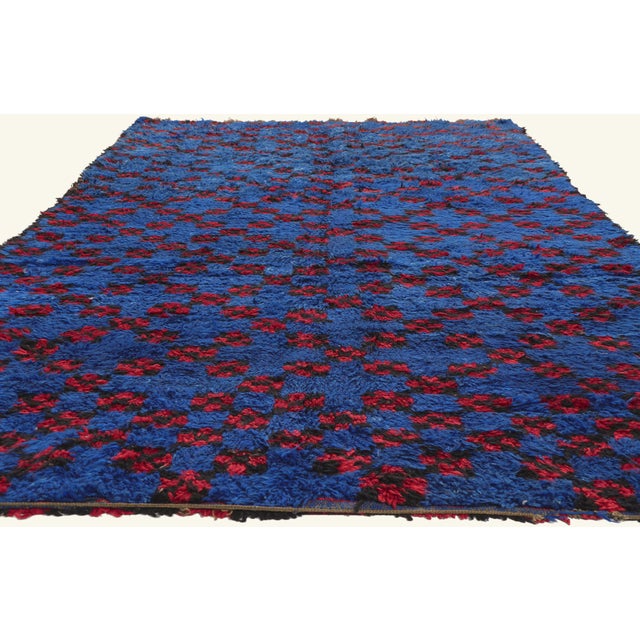 Mid-Century Modern Vintage Beni MGuild Moroccan Rug, 06'02 X 11'01 For Sale - Image 3 of 10
