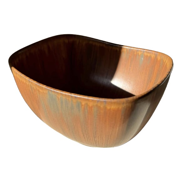 Stoneware Bowl by Carl-Harry Stålhane for Rörstrand, Sweden 1960s For Sale
