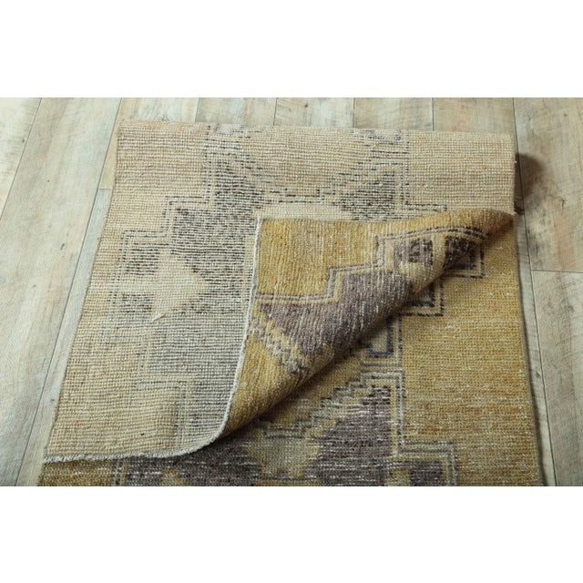 Textile Turkish Hand-Knotted Runner For Sale - Image 7 of 9