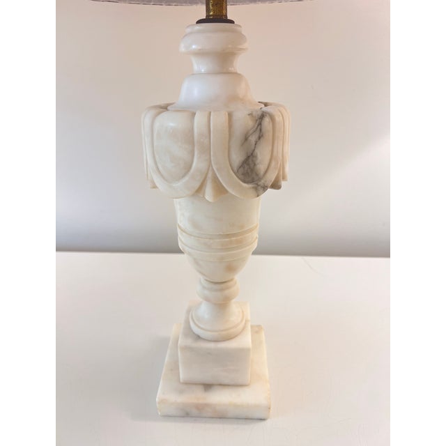 1930s Antique Marble Lamps - a Pair For Sale - Image 5 of 12