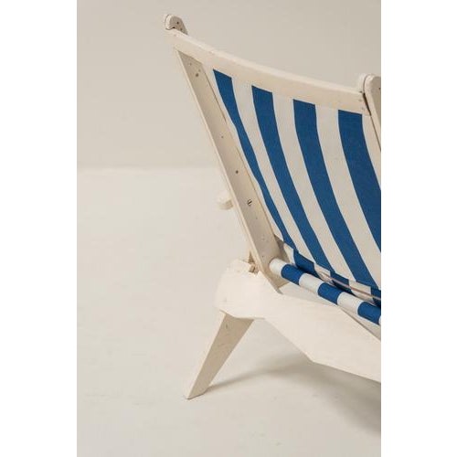 French Riviera Style Wooden Relax Chairs, Set of 2 For Sale - Image 12 of 17