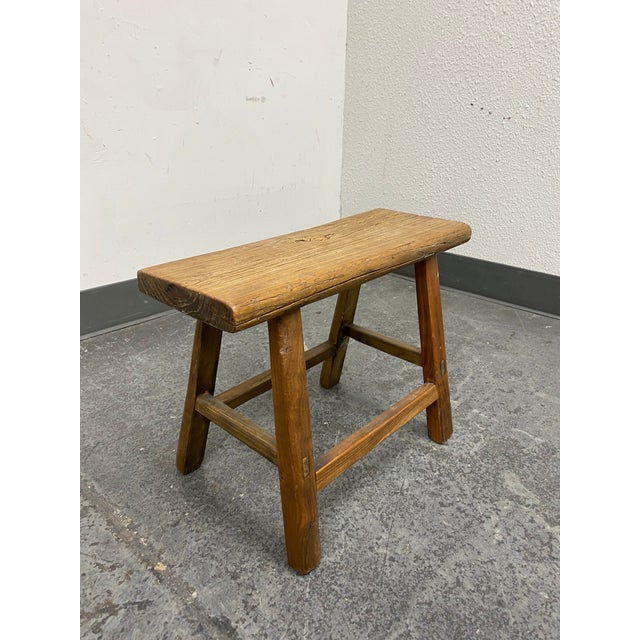 Early 20th Century Chinese Wooden Bench Chairish