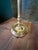 1950s Mid-Century Neoclassical Brass Floor Lamp with Lion's Feet and Leather Shade, 1950s-1960s For Sale - Image 5 of 11
