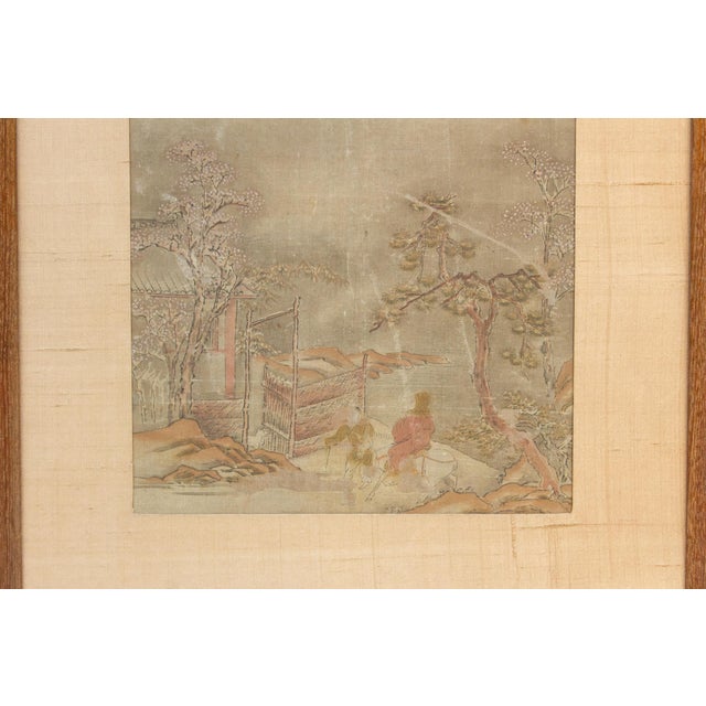 Antique Chinese Late Qing Landscape Painting For Sale - Image 9 of 12