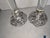 Tuscan 1990s Pair Pewter and Glass Tall Candlesticks by Etain Zinn For Sale - Image 3 of 4