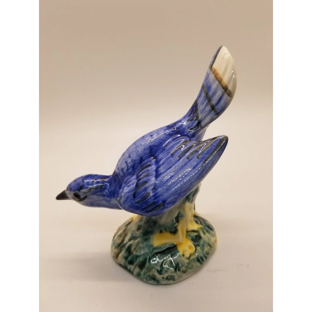 American 1980s Stangl Pottery Birds 3276 Blue Jay For Sale - Image 3 of 5