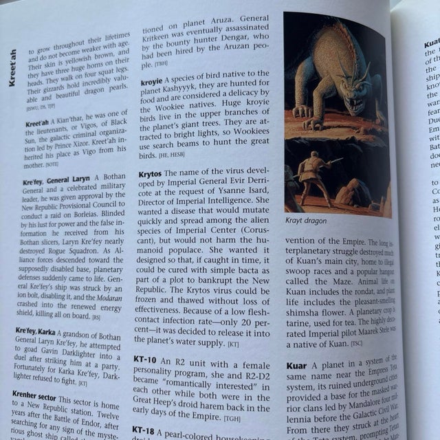 The Star Wars Encyclopedia by Stephen J. Sansweet is a vintage hardback book published in 1997 ,1998 by Ballantine...