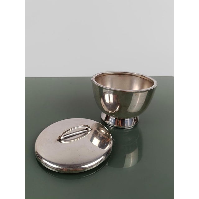 Metal Tea / Coffee Set attributed to Gio Ponti for Parco Dei Principi Hotel, Rome, 1960s, Set of 5 For Sale - Image 7 of 18