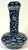 Pair of Late Qing Blue & White Porcelain Garlic-Neck Vases, Lion Mask Handles For Sale - Image 12 of 14