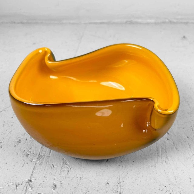Mid-Century Japanese Opaline Glass Bowl, 1970s For Sale - Image 14 of 14