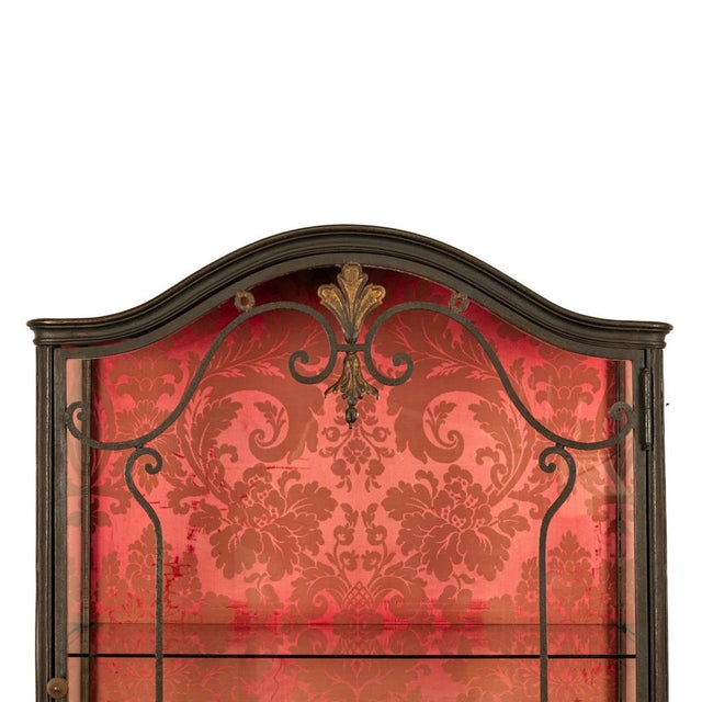 Antique French Louis Vvi Carved Oak Iron & Glass Vitrine by Maison Soubrier 1900 For Sale - Image 13 of 18