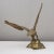 Metal Brass Falcon Eagle or Hawk Figurine Statue For Sale - Image 7 of 9