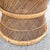 Mid 20th Century Boho Chic Buri Rattan Circular Inlaid Glass Top Side Tables - A Pair For Sale - Image 5 of 8