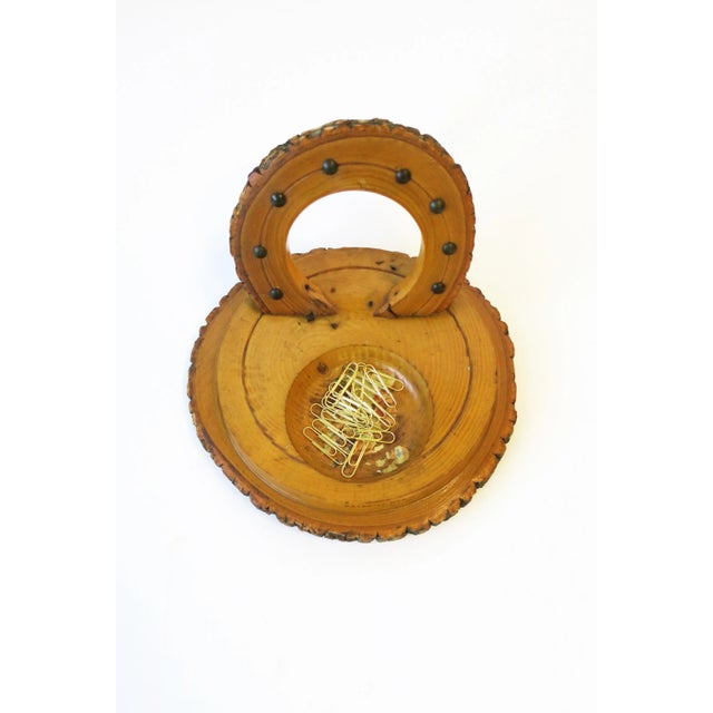 Tan Catskill Mountains Wood Catchall For Sale - Image 8 of 13