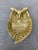 Vintage Polished Solid Brass Owl Dish For Sale In New York - Image 6 of 12
