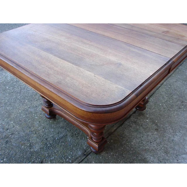 Wood 19th Century Oak Dining Table For Sale - Image 7 of 14