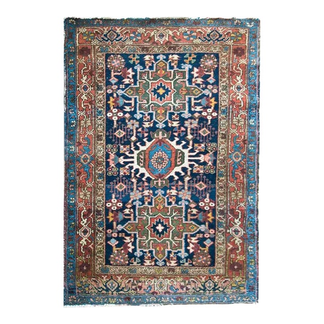 Early 20th Century Persian Heriz Rug For Sale