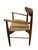 Mid-Century Modern Walnut & Oak Arm Chairs - Set of 2 For Sale In Philadelphia - Image 6 of 7