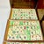 Late 19th Century Late 19th C. Antique Chinese Boho Chic Chinoiserie Mahjong Game Set, Walnut & Brass Box For Sale - Image 5 of 18