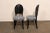 Late 20th Century Late 20th Century Italian Black & White Grotto Chairs For Sale - Image 5 of 10