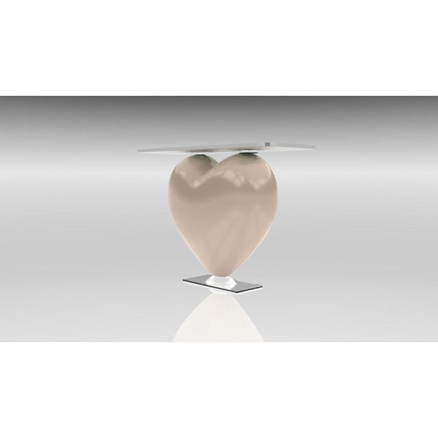 Early 21st Century Eliana Light Oyster Console Table from Eje-Design For Sale - Image 5 of 10