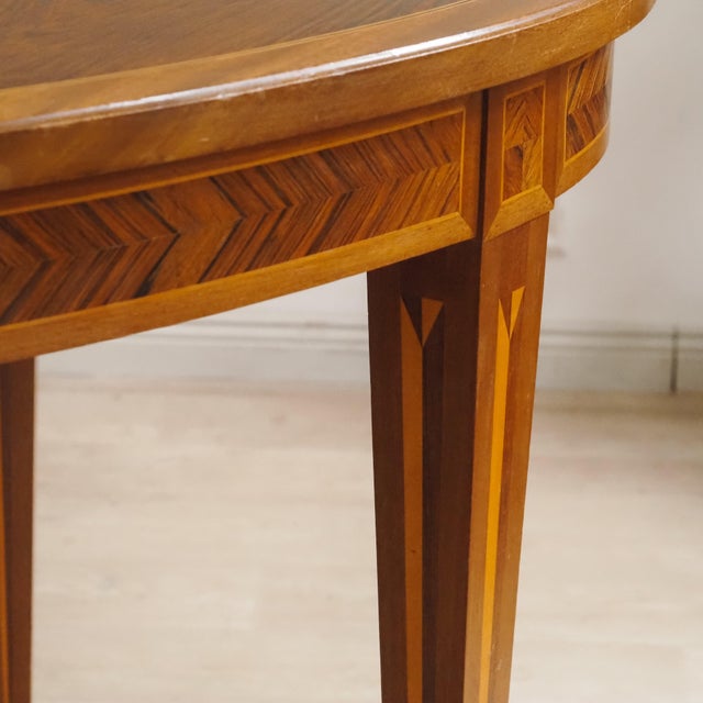Oval Dining Table with Inlays For Sale - Image 6 of 14