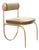 "La Grande Aquila" Chair, With Bronze and Tailor Made Leather For Sale