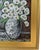 Original one-of-a-kind contemporary oil painting of a bouquet of white flowers on artist canvas panel. The talented artist...