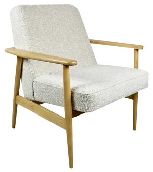 Boucle GFM63 Lounge Chair by J. Kedziorek, 1970s