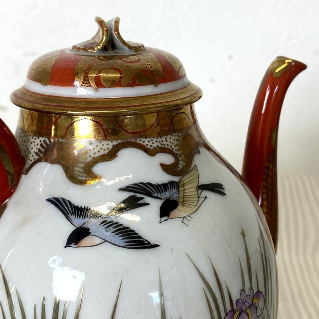 Gray Japanese Tea or Coffee Service, 1900, Set of 21 For Sale - Image 8 of 14