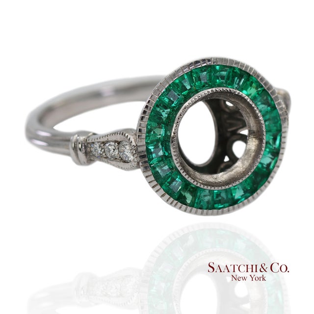 Metal Type: 14k White Gold Total Item Weight: 2.8 Grams Ring Size: 7 (Resizable) Dimensions: Length: 12.5 mm X Width: 12.5...