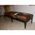 Cowhide 60" Black Bench For Sale - Image 4 of 6