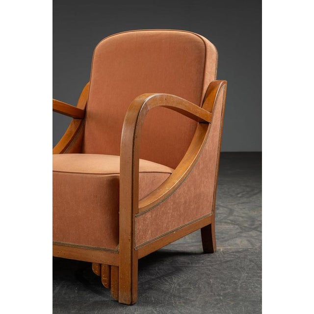 Art Deco Armchairs, 1940s, Set of 2 For Sale - Image 9 of 15