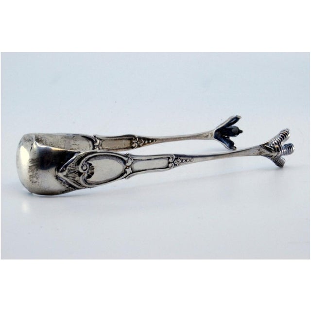 Silver Silver Ice Tongs in the Shape of Claws For Sale - Image 8 of 9