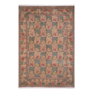 William Morris Pak-Persian Green/Brown Wool Rug - 10'3'' X 14'4''