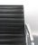 Late 20th Century Late 20th Century Eames Style Black Leather Herman Miller Aluminum Group Chair For Sale - Image 5 of 15