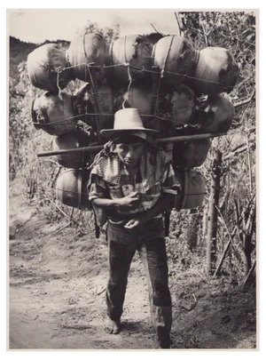 Hanna Seidel, Guatemalan Man, Black and White Photograph, 1960s