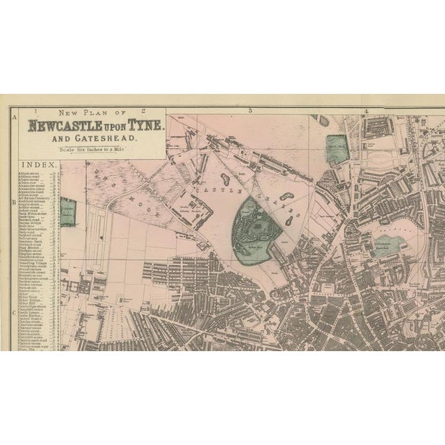 Victorian Newcastle Upon Tyne and Gateshead, 1885 For Sale - Image 3 of 9