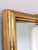 Vintage Rectangular Giltwood Bevelled Mirror With Rose Accents For Sale - Image 6 of 10