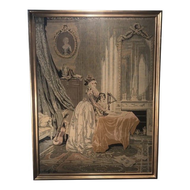 18th Century Antique French Tapestry For Sale