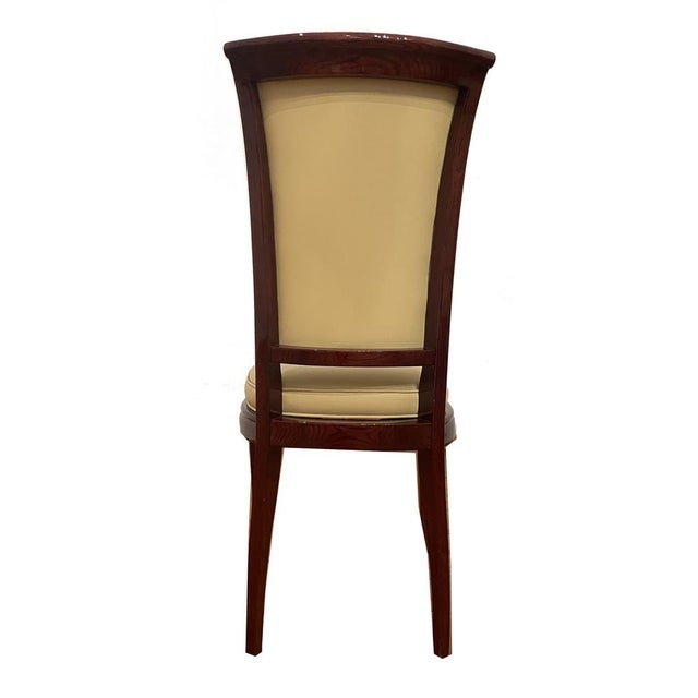 Vintage Art Deco Dining Chairs, France, 1930, Set of 8 For Sale - Image 6 of 14