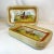 This is a set of 11 Metal Serving Trays from the 1950s. They feature a transferware rustic outdoor scene of two Pheasants....