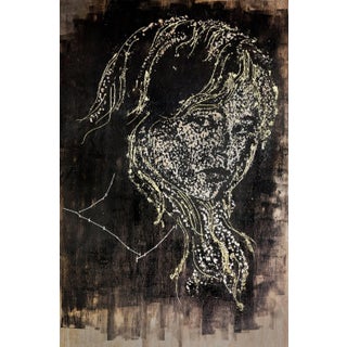 Ant Pearce "BB #4#11" Contemporary Mixed Media Portrait 2017 For Sale