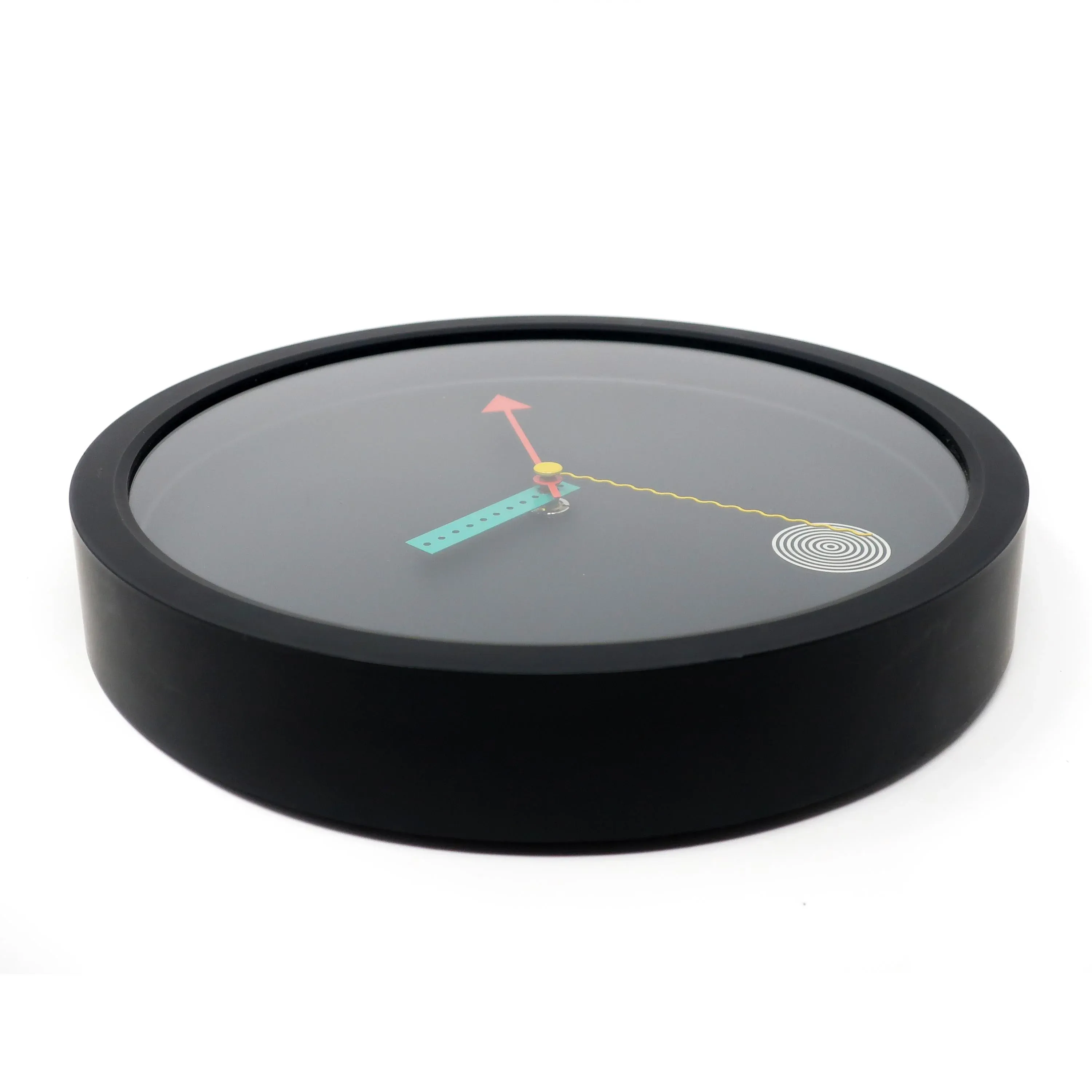 1980s Postmodern Wall Clock by Shohei Mihara for Wakita | Chairish