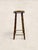 1970s Vintage English Turned Leg Wooden Round Stool For Sale - Image 5 of 8